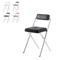 Black Folding Bar Stool with Backrest U74760