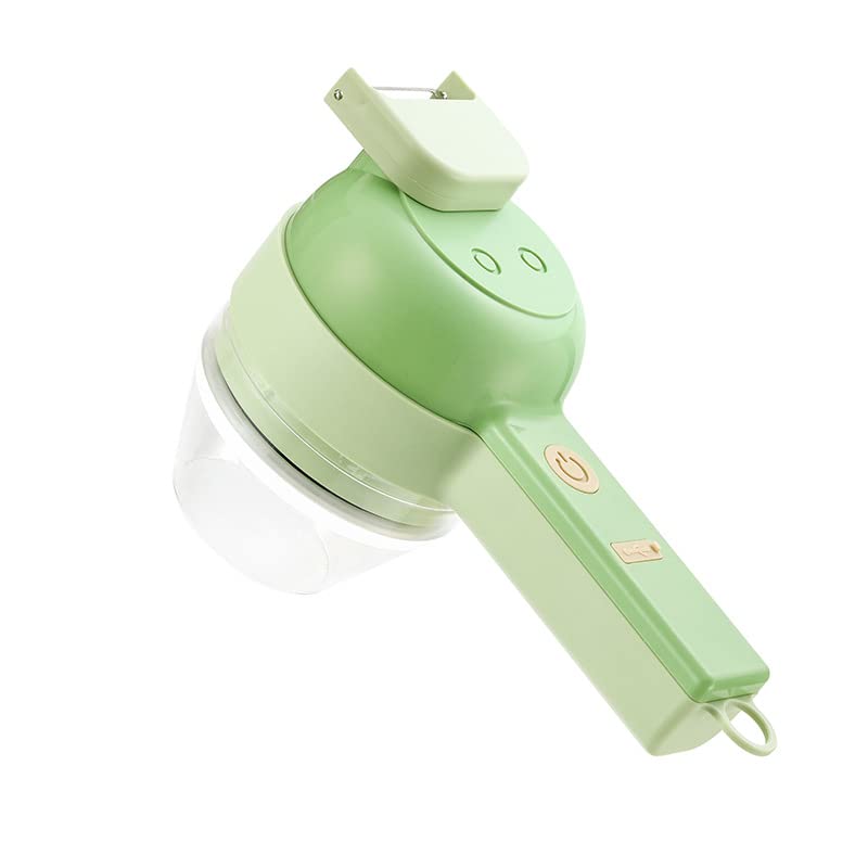 Electric Vegetable Cutter Set 4 in 1 Portable Rechargeable Wireless Food Processor J7208