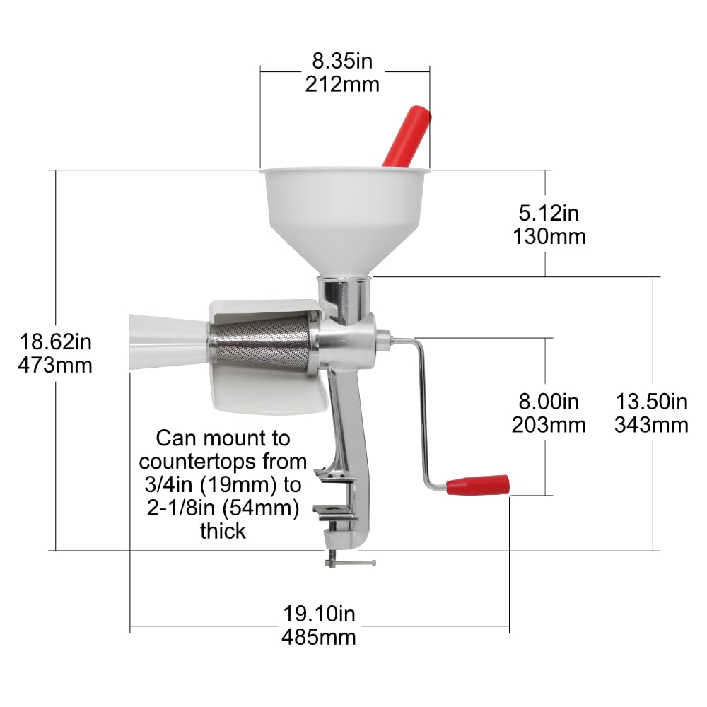 Tomato Sauce Maker Food Strainer E7503
