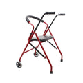 Lightweight Folding Aluminum Rollator Walker with Seat W861