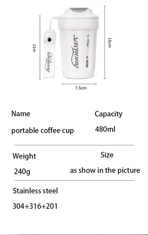 16 oz Stainless Steel Vacuum Insulated Tumbler with Lid Y519