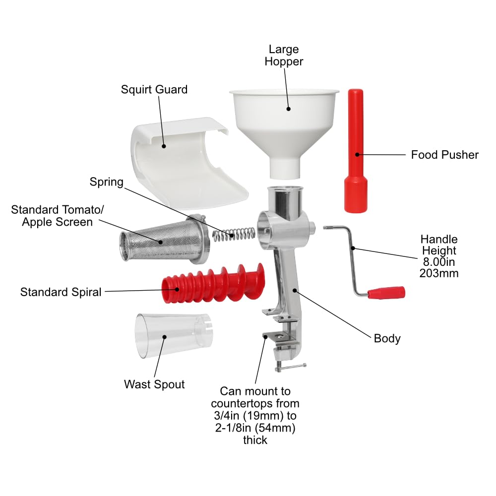 Tomato Sauce Maker Food Strainer E7503