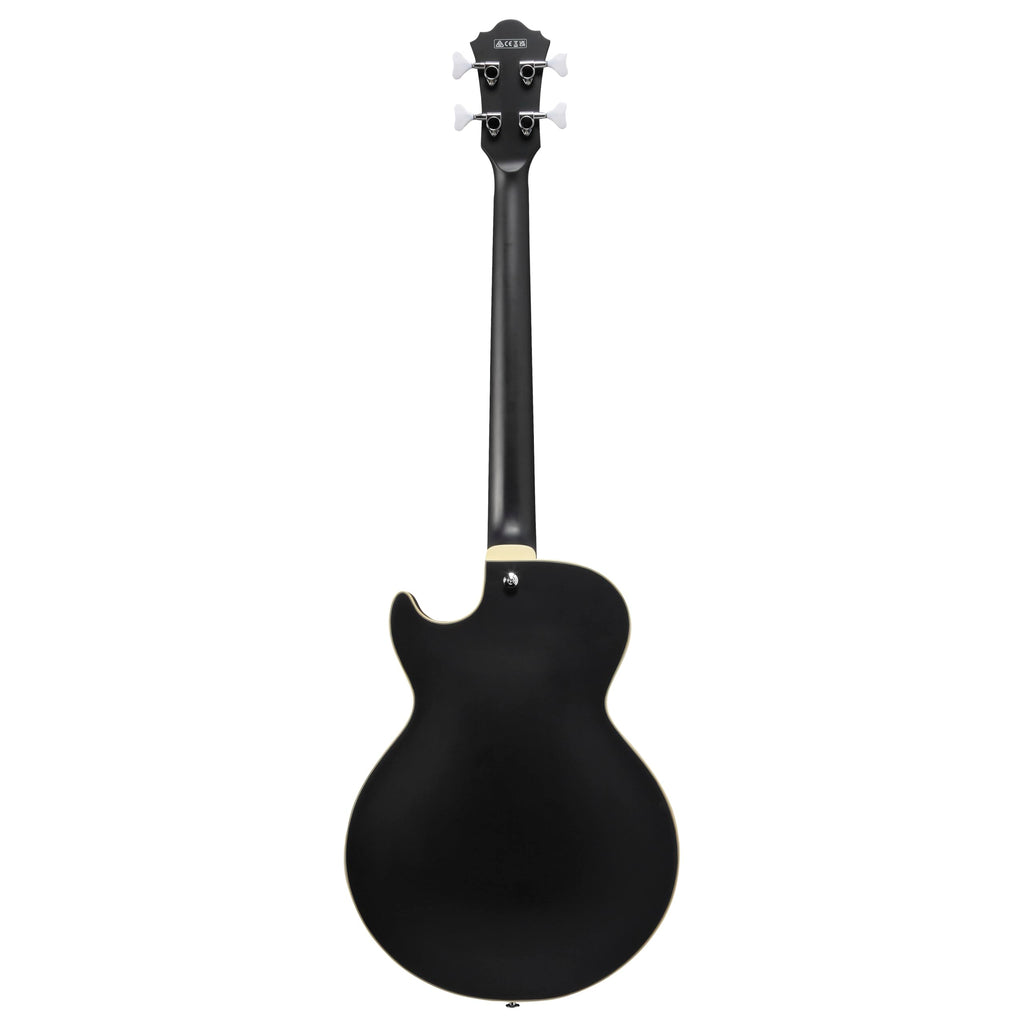 Black Flat Semi-hollow Bass Guitar W44014