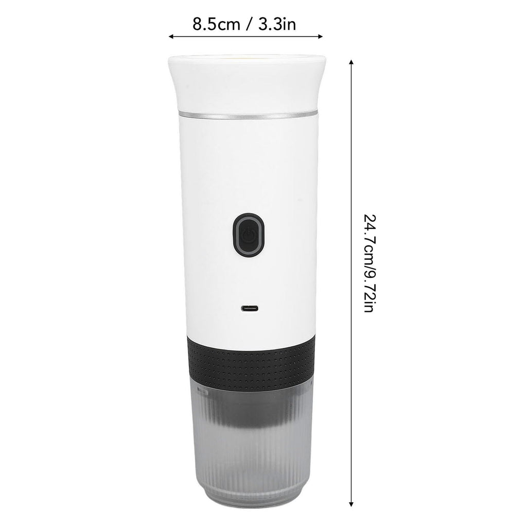 Portable Electric Coffee Maker 15 Bar White J3872