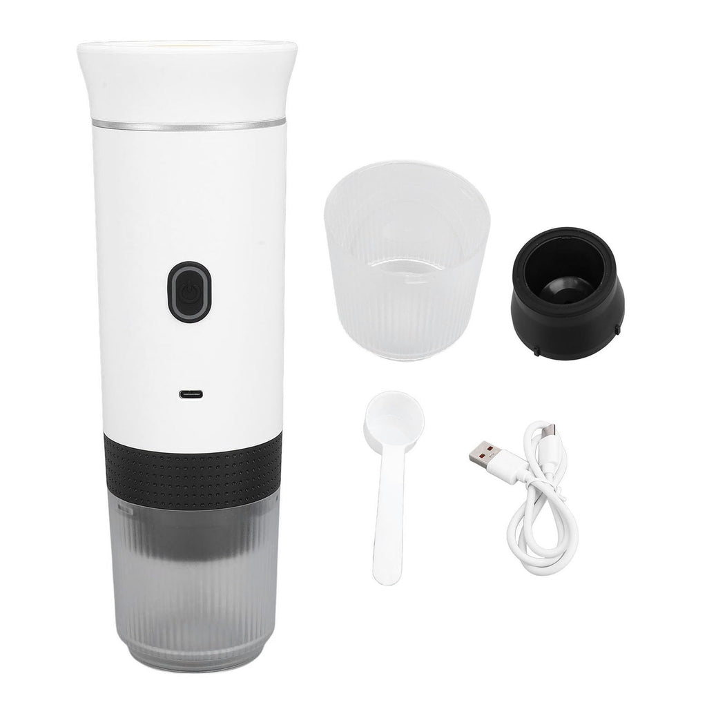 Portable Electric Coffee Maker 15 Bar White J3872