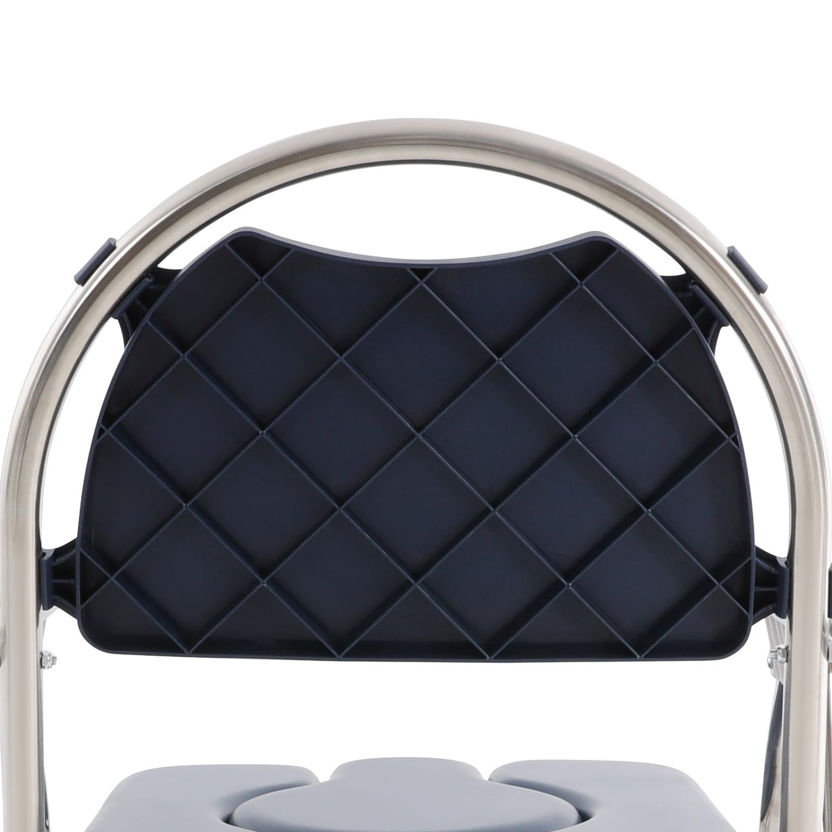 3 in 1 Commode Chair with Arms, Adjustable Height, Padded Seat, Toilet Bucket X611439