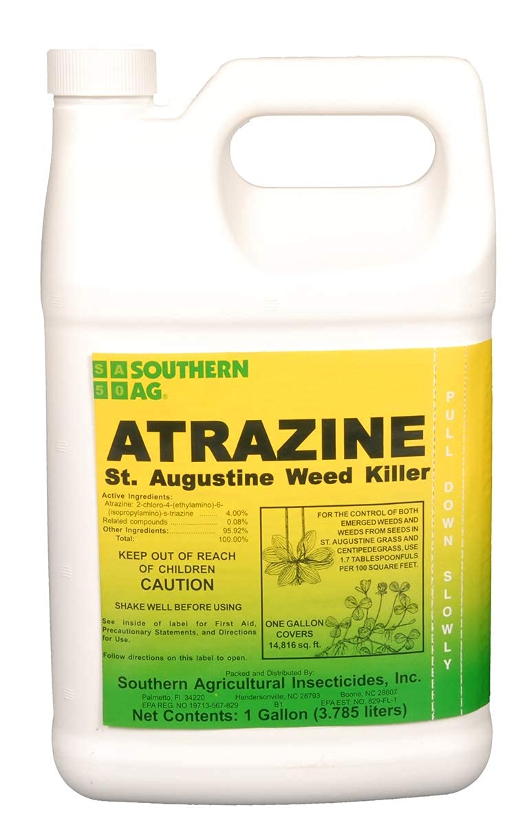 Atrazine St. Augustine Grass Weed Killer, 1 Gallon & Surfactant T4014