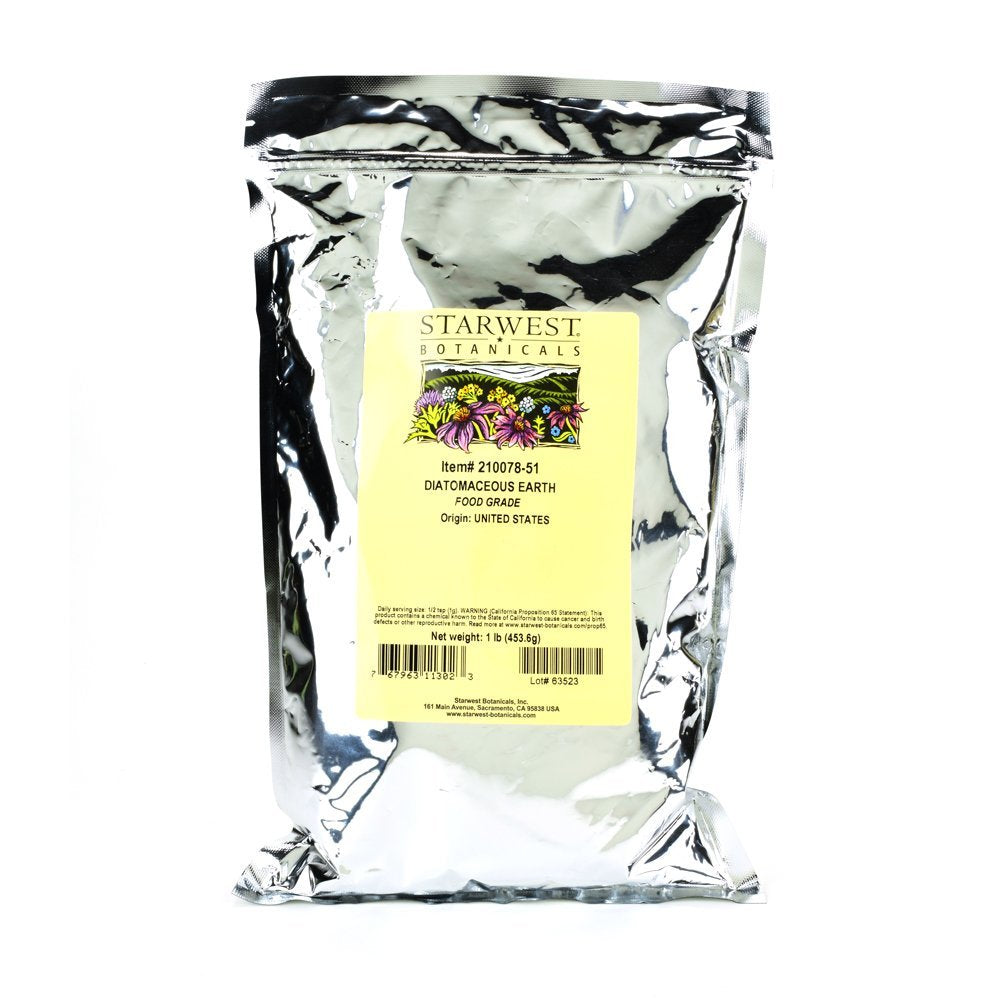Diatomaceous Earth Powder Food Grade 1 Lb N857611