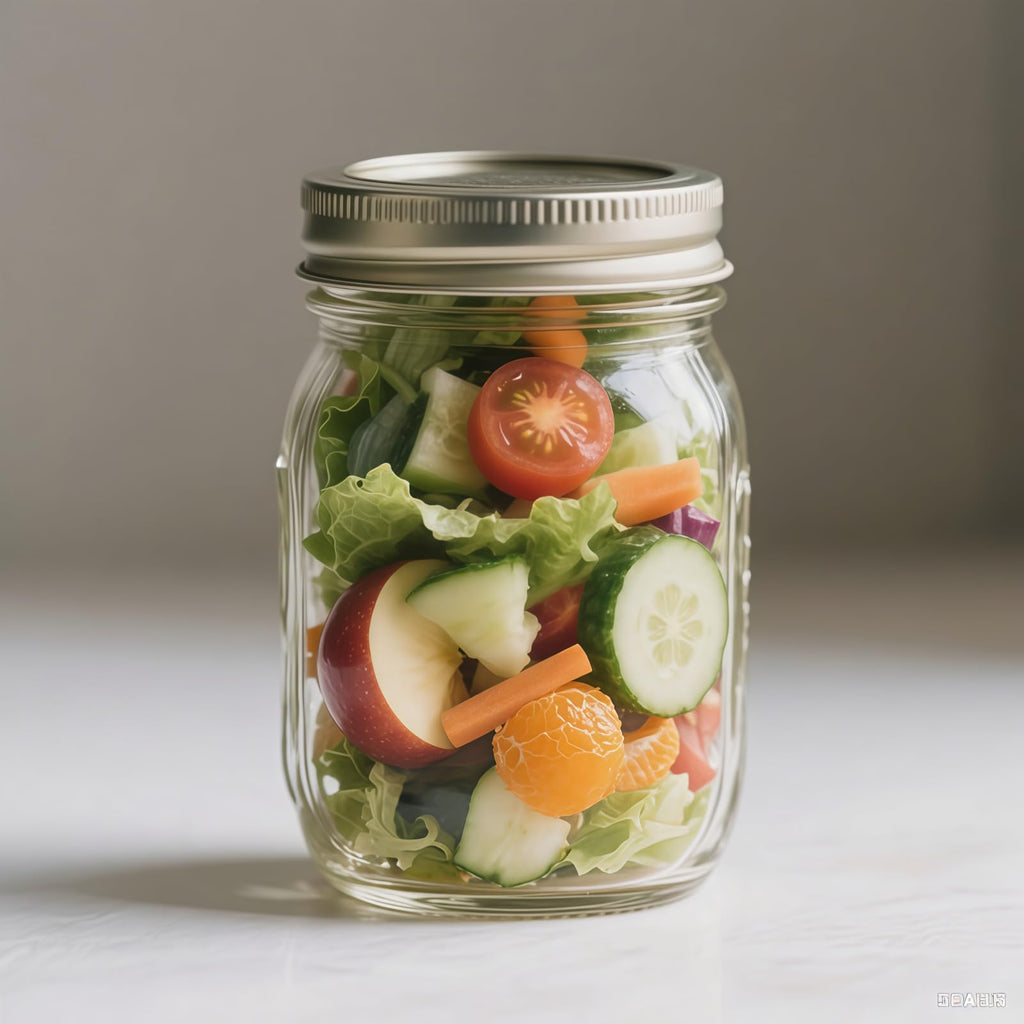 12 Pcs 16oz Regular Mouth Glass Mason Jars with Lids and Rings W464