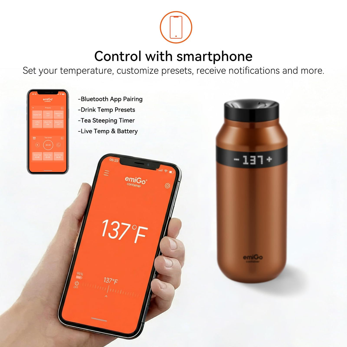 12 oz App Ctrl Heated Mug Z336805
