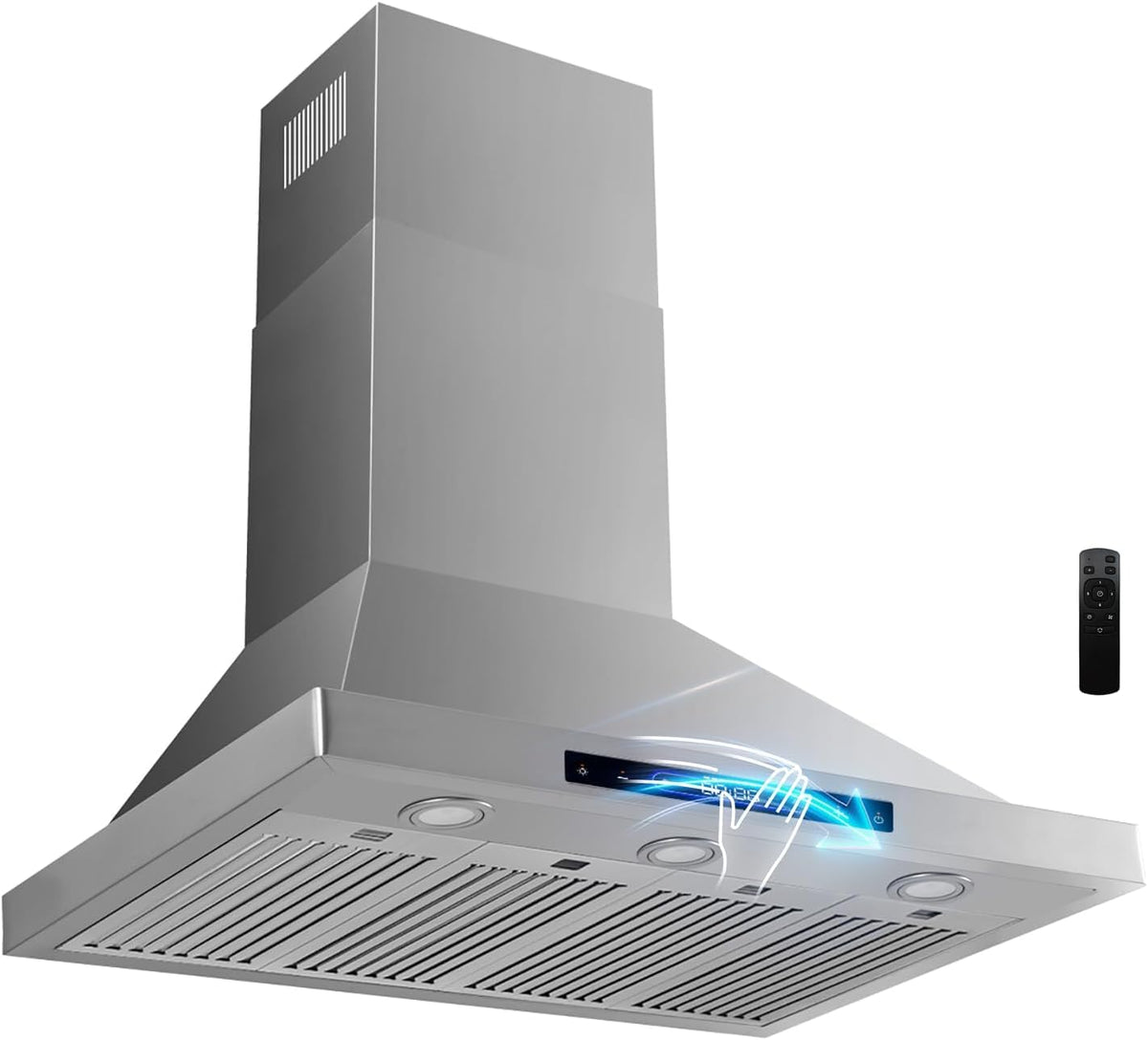 48 inch 800CFM Stainless Steel Wall Mount Range Hood W2768