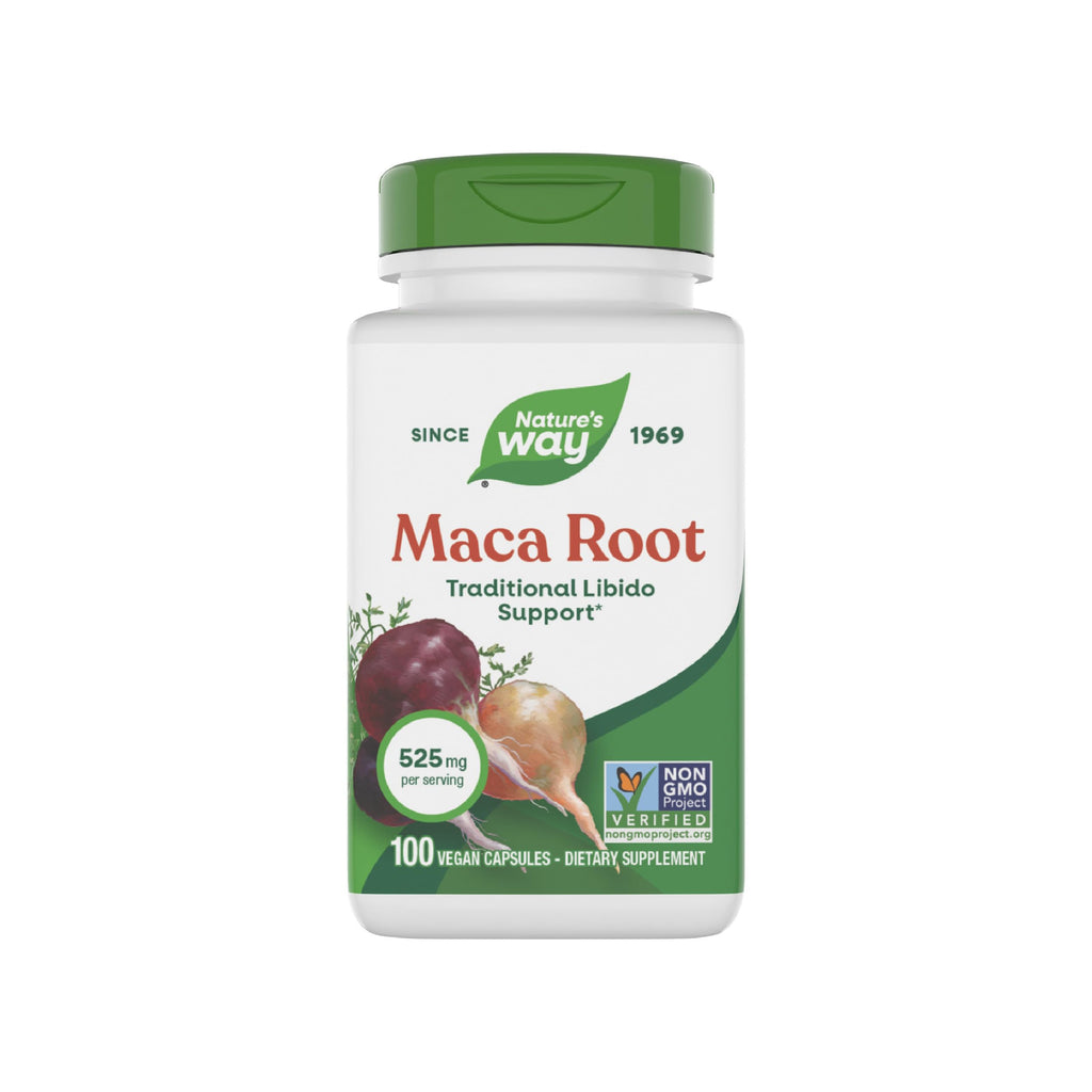 Maca Root Capsules Vegan 100 ct F2557