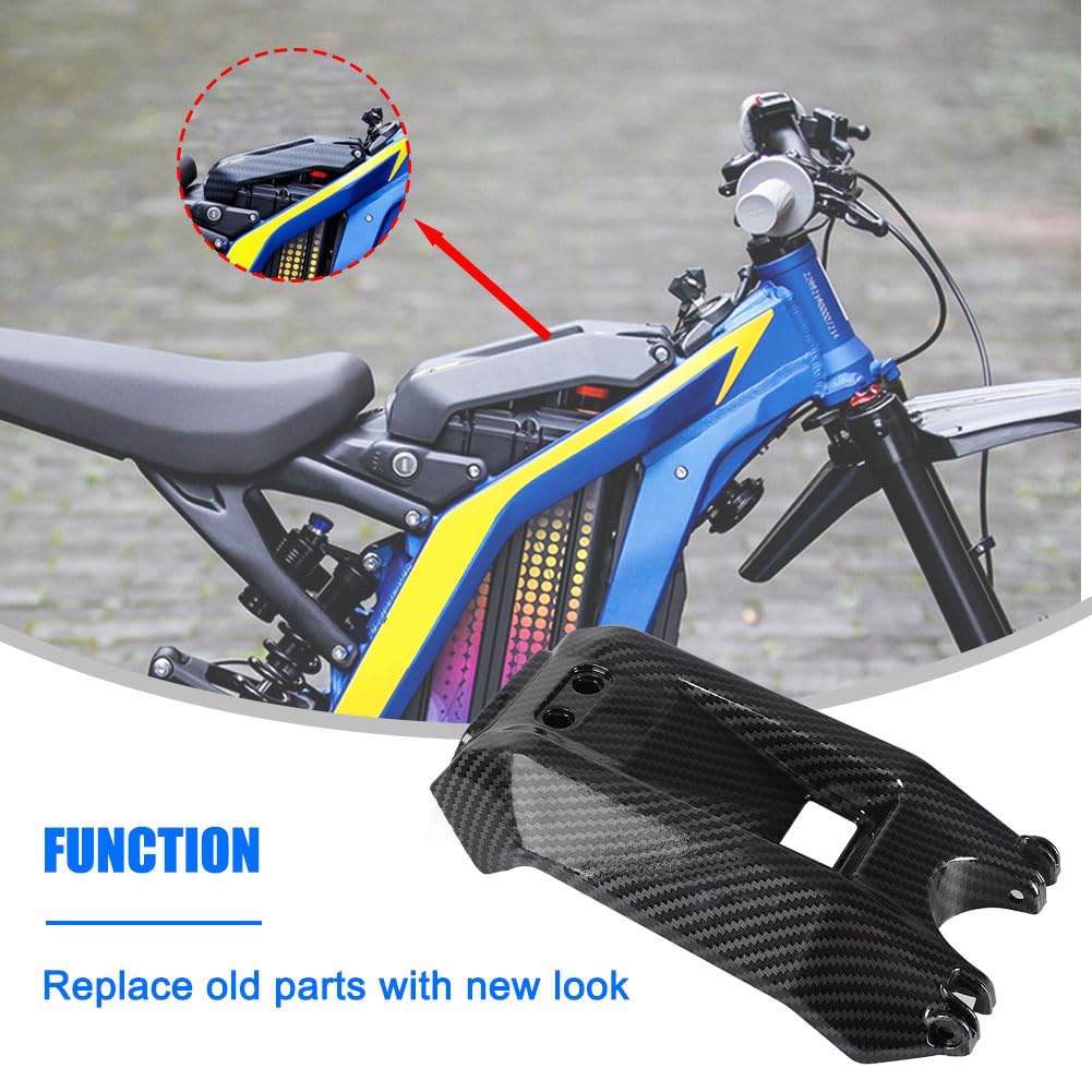 Carbon Fiber Battery Cover Guard for Electric Dirt Bike W418