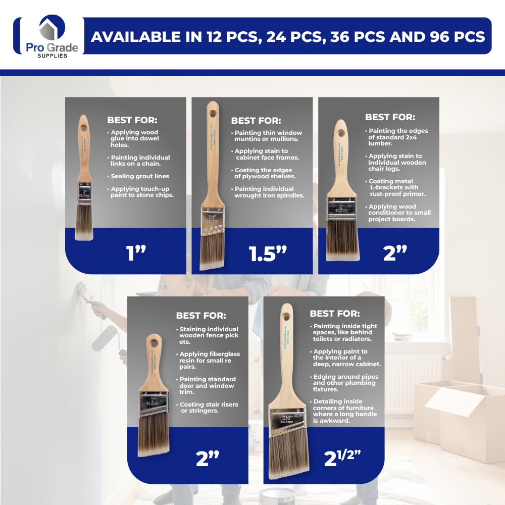 5-Piece Paint Brush Set S382047