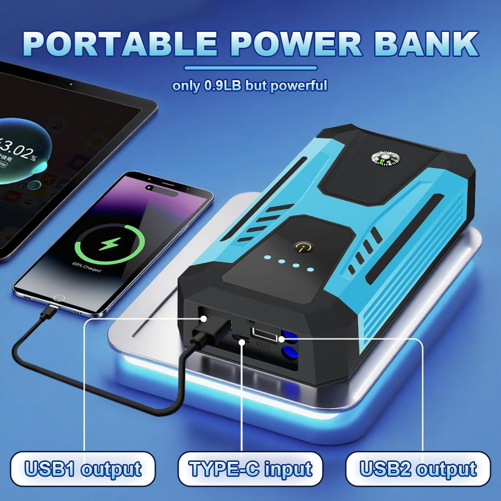 6000A Peak 12v Jump Starter X765234