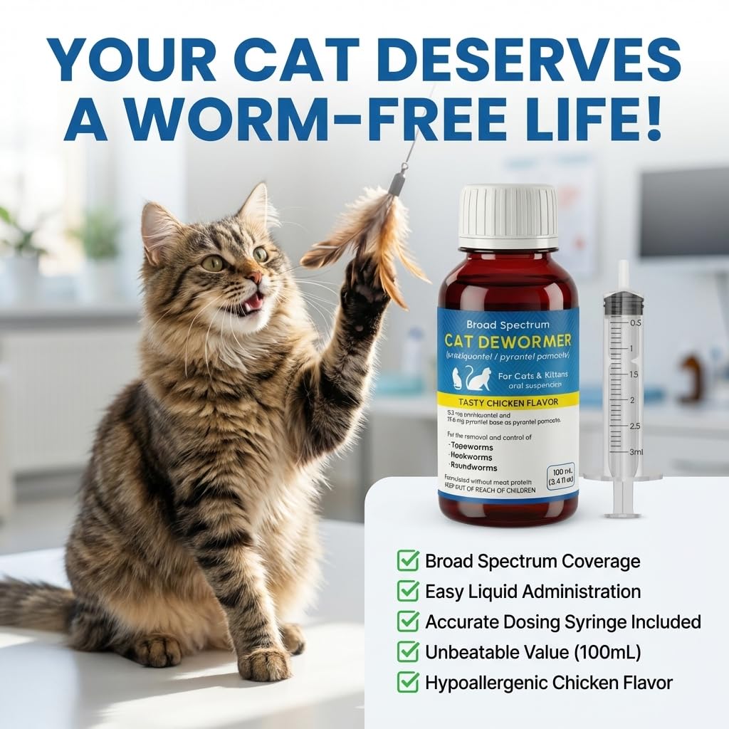 Cat and Kitten Dewormer Oral Suspension 100ml M163024
