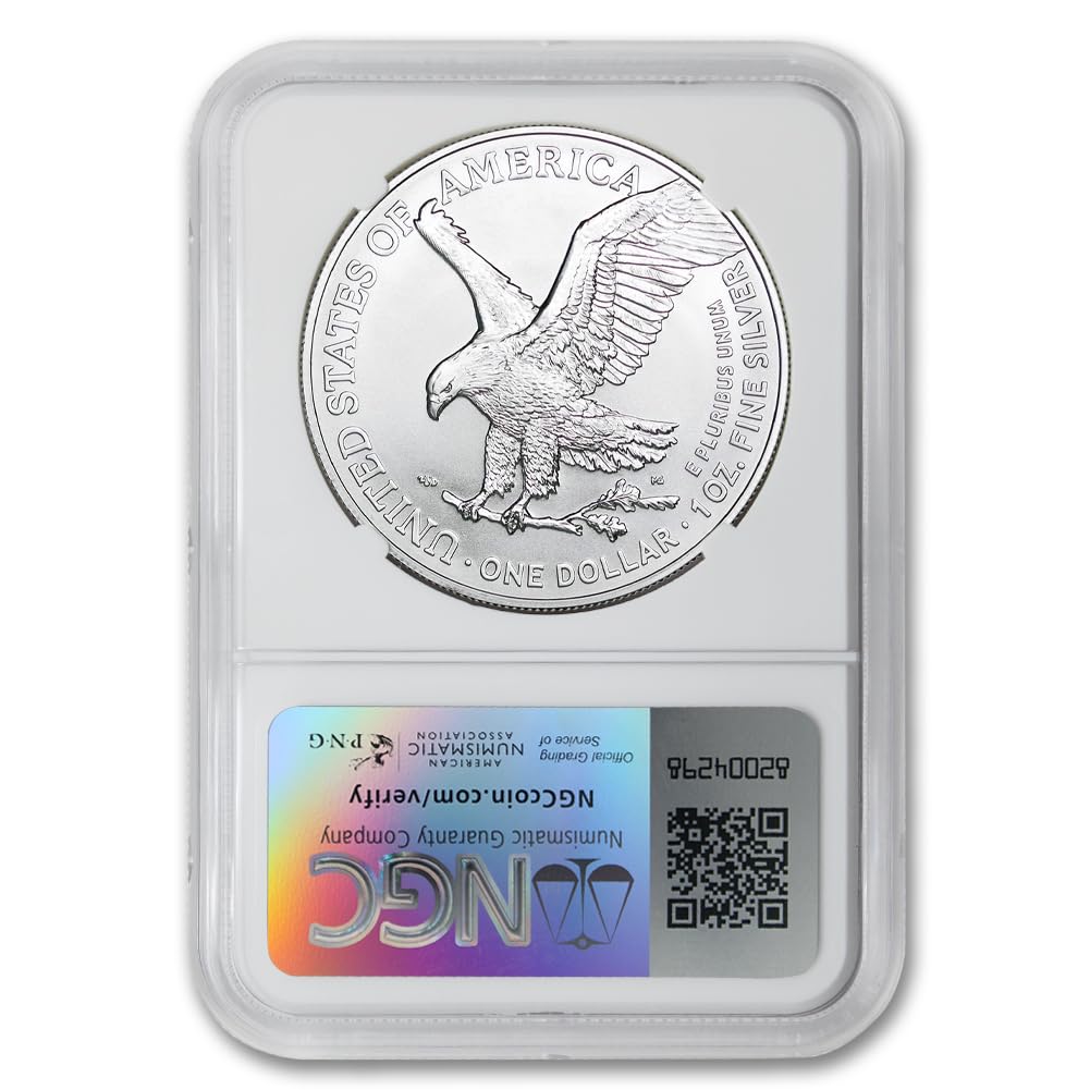 1 oz American Silver Eagle Coin MS-70 N592