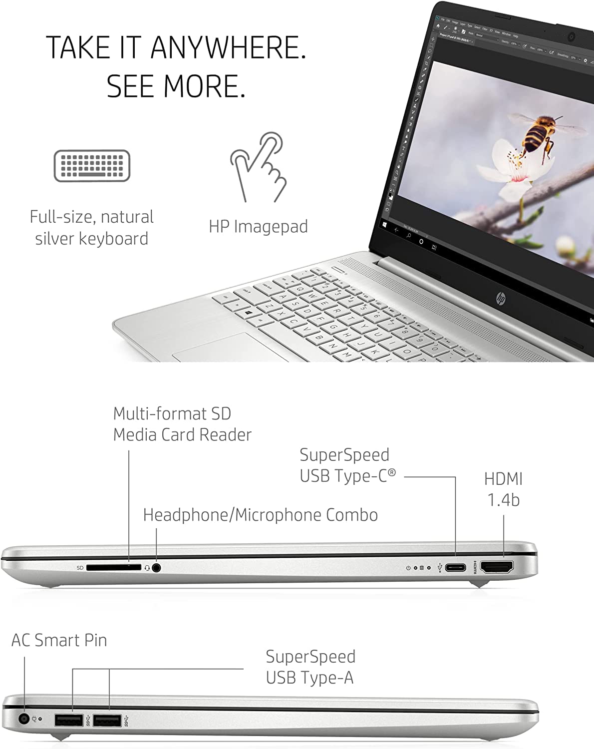 15.6" FHD Business Laptop, i5-1135G7, 16GB RAM 256GB SSD Y248996