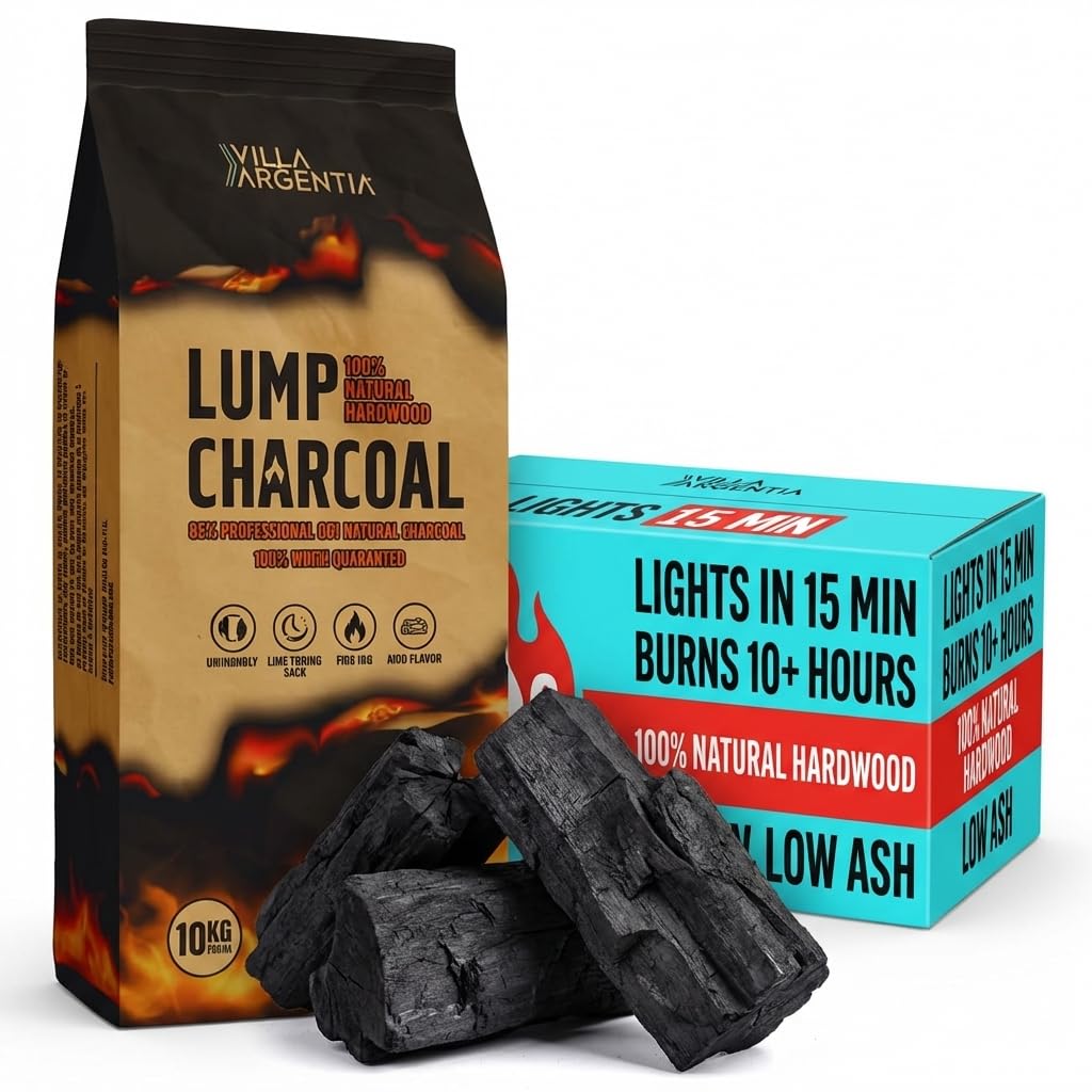 Hardwood Lump Charcoal 18 lb All Natural BBQ Grill Smoker Wood Charcoal V7588