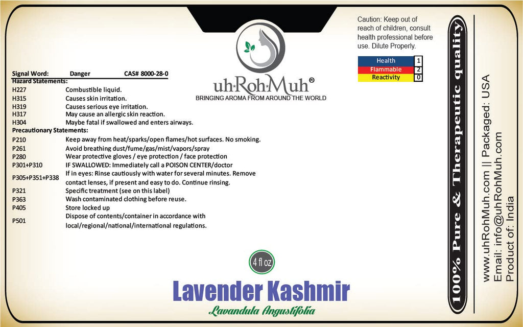 Lavender Essential Oil 4oz N69535