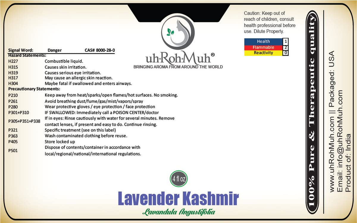 Lavender Essential Oil 4oz N69535