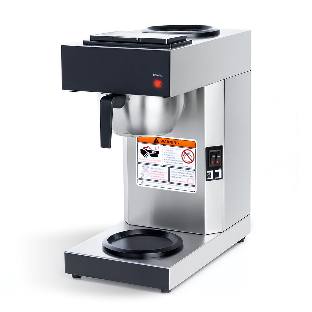 Commercial Pour Over Coffee Maker with 2 Warmers R4128