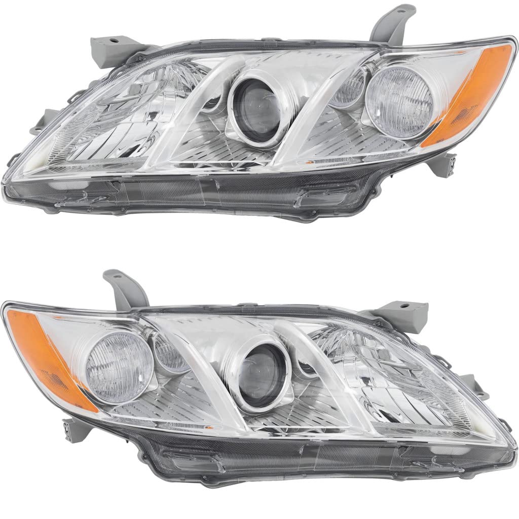 Toyota Camry Headlight 2007 2008 2009 Driver and Passenger Side Pair Set M6981