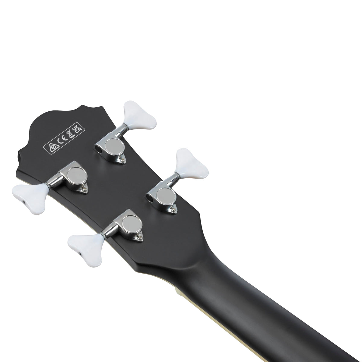 Black Flat Semi-hollow Bass Guitar W44014