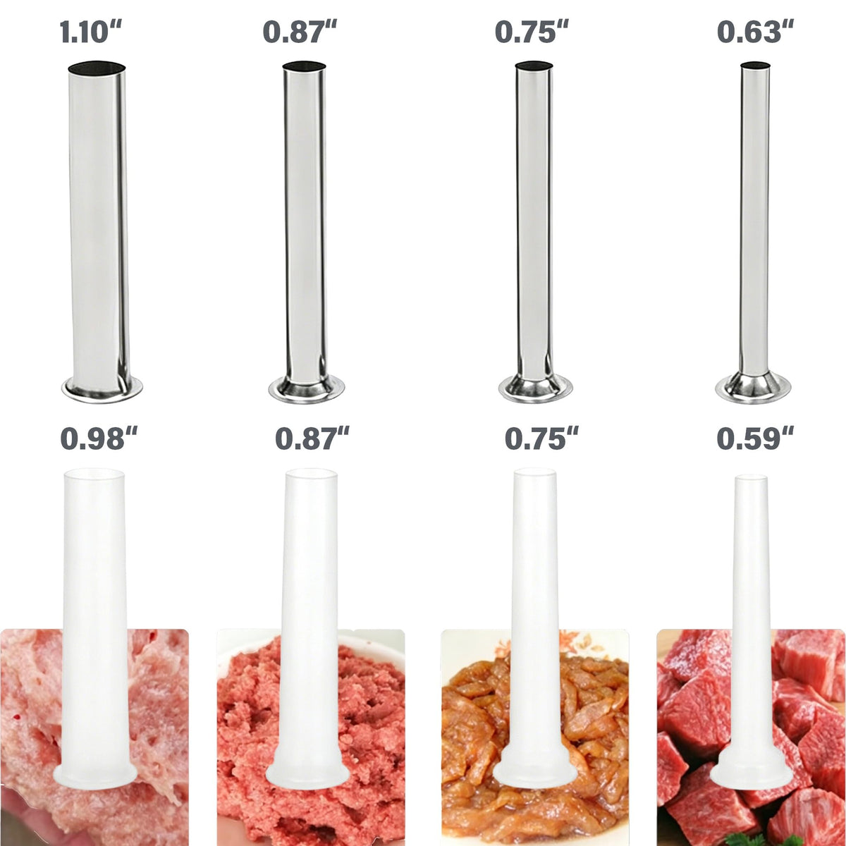 3L Manual Sausage Stuffer Machine 304 Stainless Steel H678527