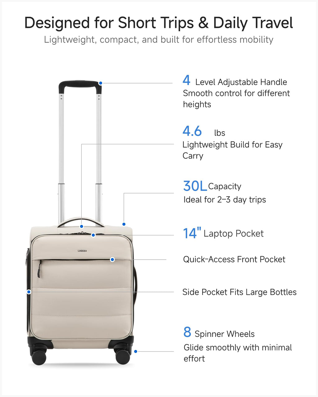 Black Underseat Carry On Bag Q683