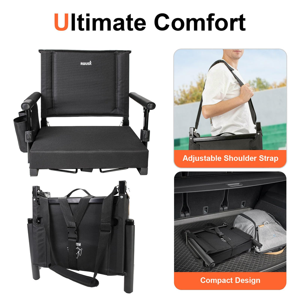 Padded Stadium Seats with Back Support Y240247