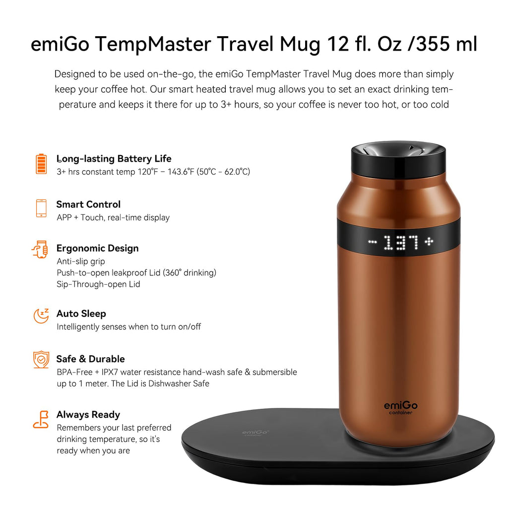 12 oz App Ctrl Heated Mug Z336805