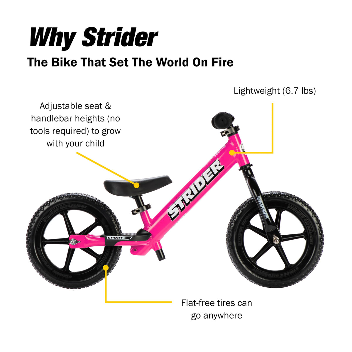 No Pedal Balance Bike J356