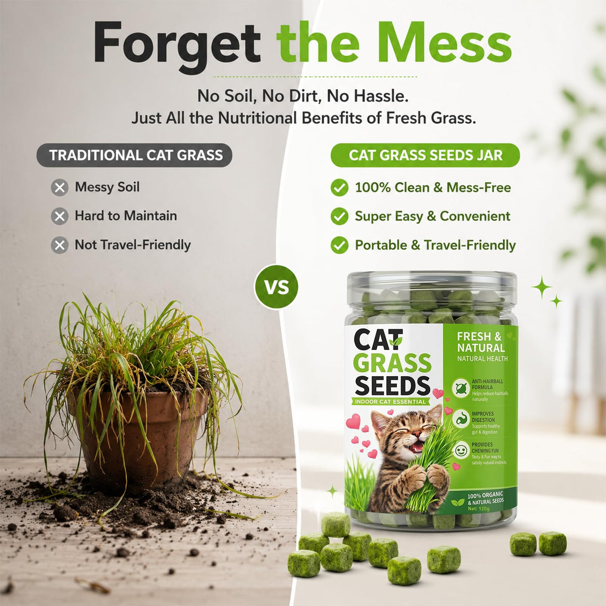 Cat Grass for Indoor Cats W1384