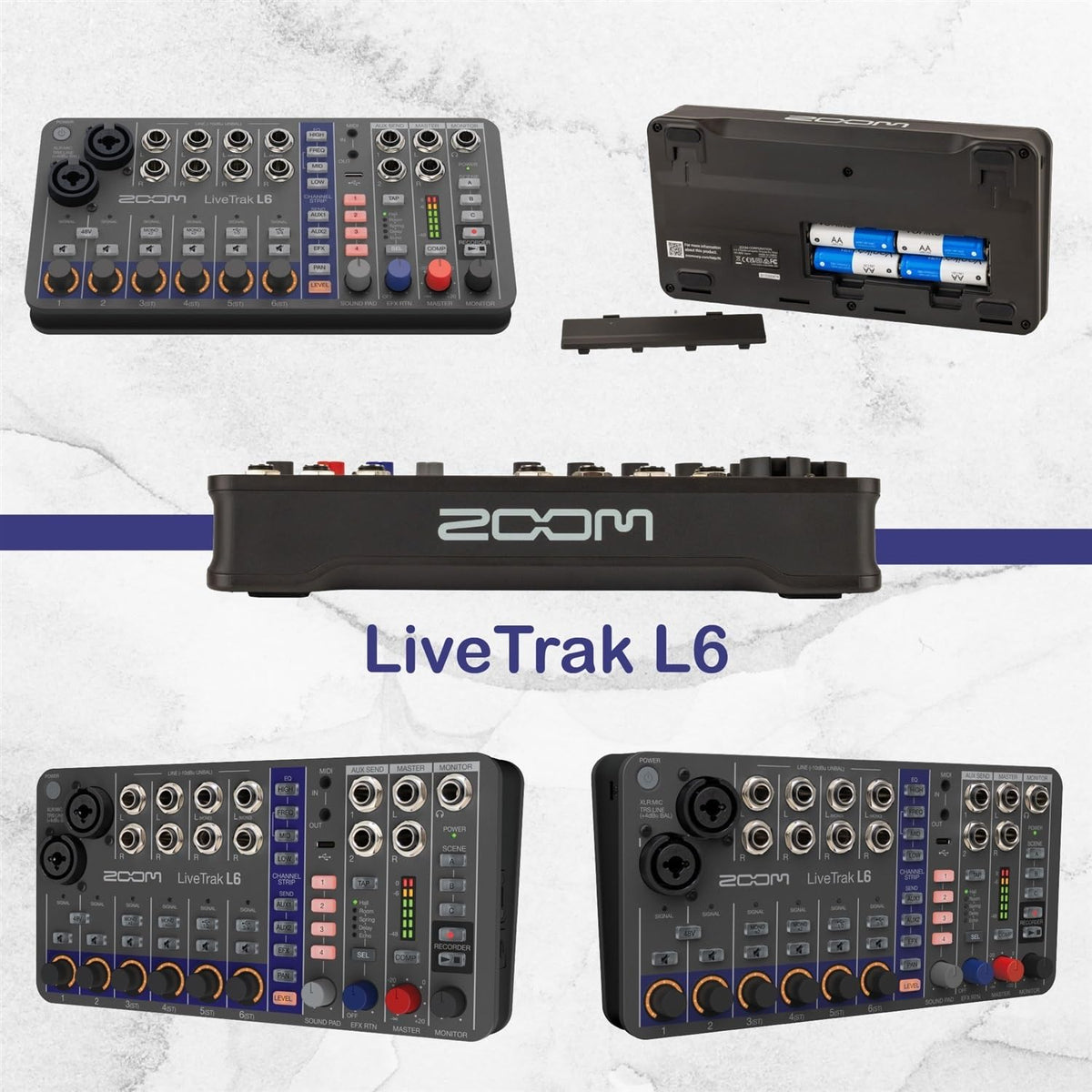6-Channel Digital Mixer and Multitrack Recorder T44108