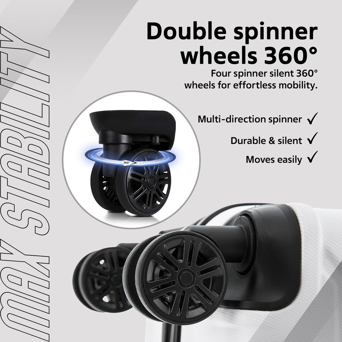 20-Inch Hardside Spinner Luggage V280839