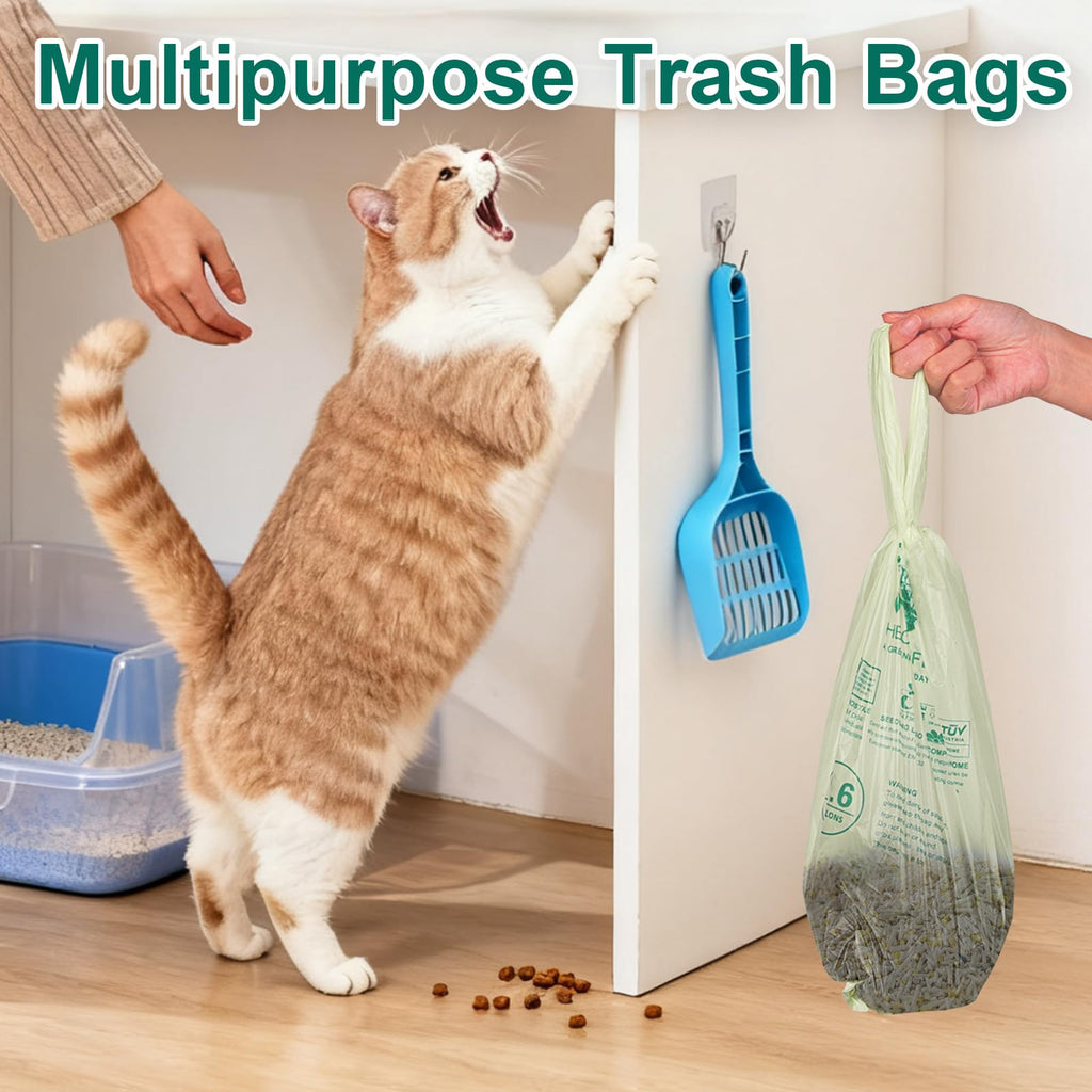 1.6 Gallon 100 Count Compostable Bags D6468