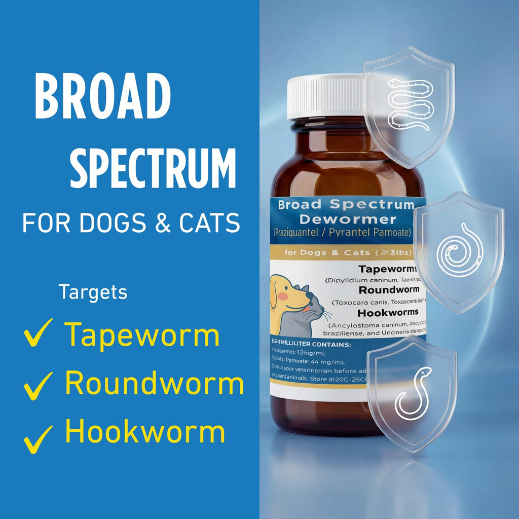 Broad Spectrum Dewormer for Cats & Dogs J473