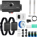 Electric Dog Fence System with 2 Collars T5742