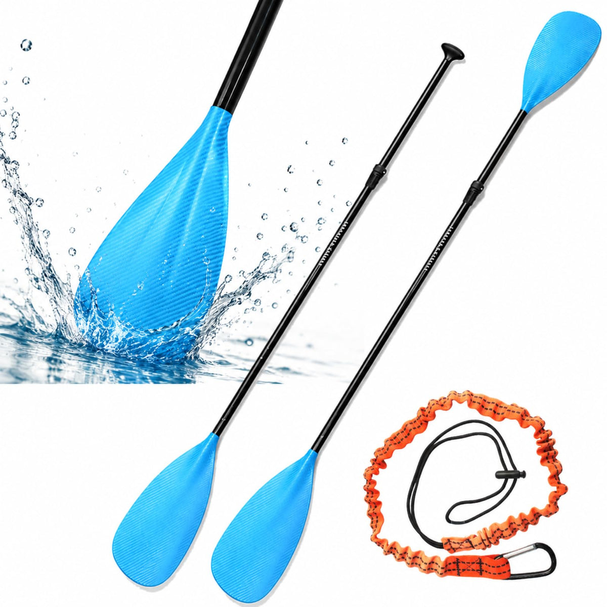 Adjustable 4-Piece Dual Blade Aluminum Paddle I4597
