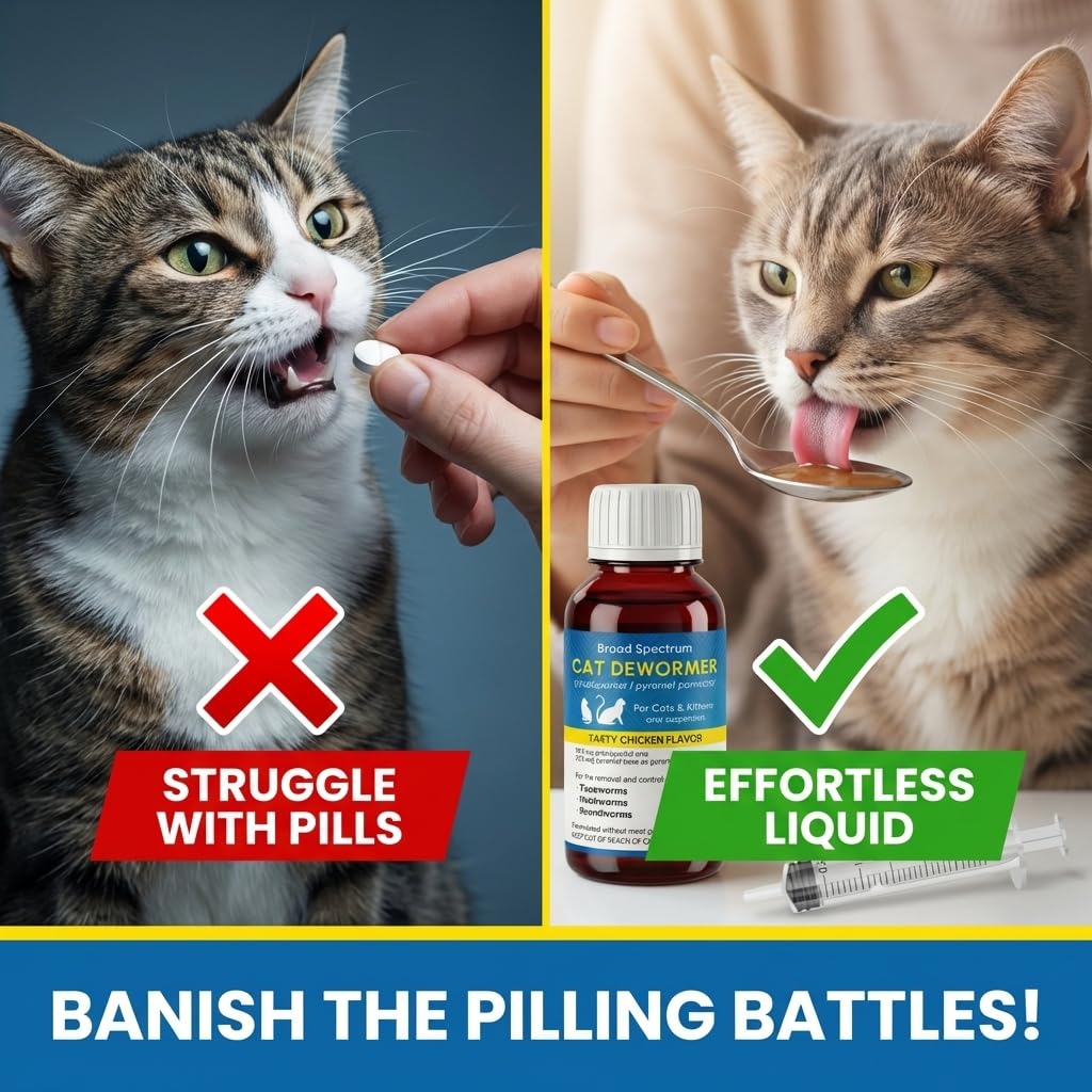Cat and Kitten Dewormer Oral Suspension 100ml M163024