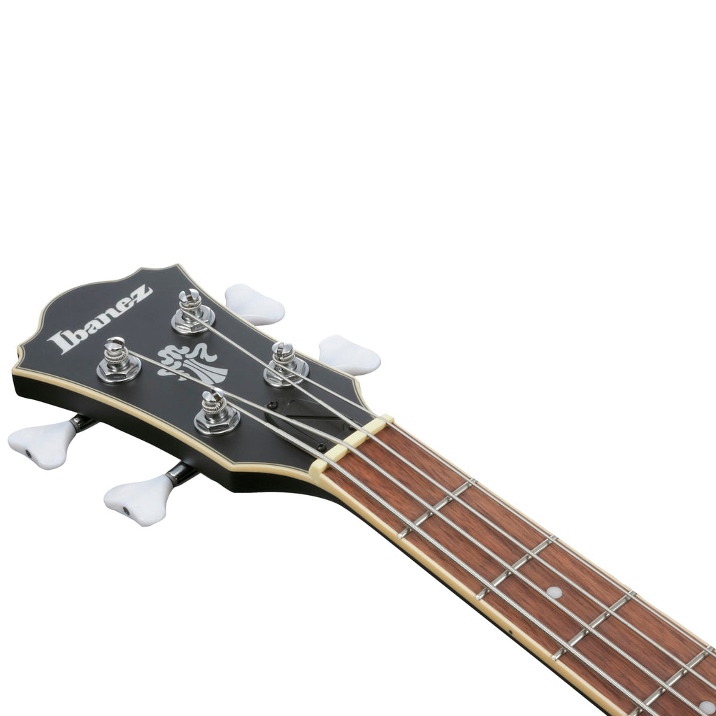 Black Flat Semi-hollow Bass Guitar W44014