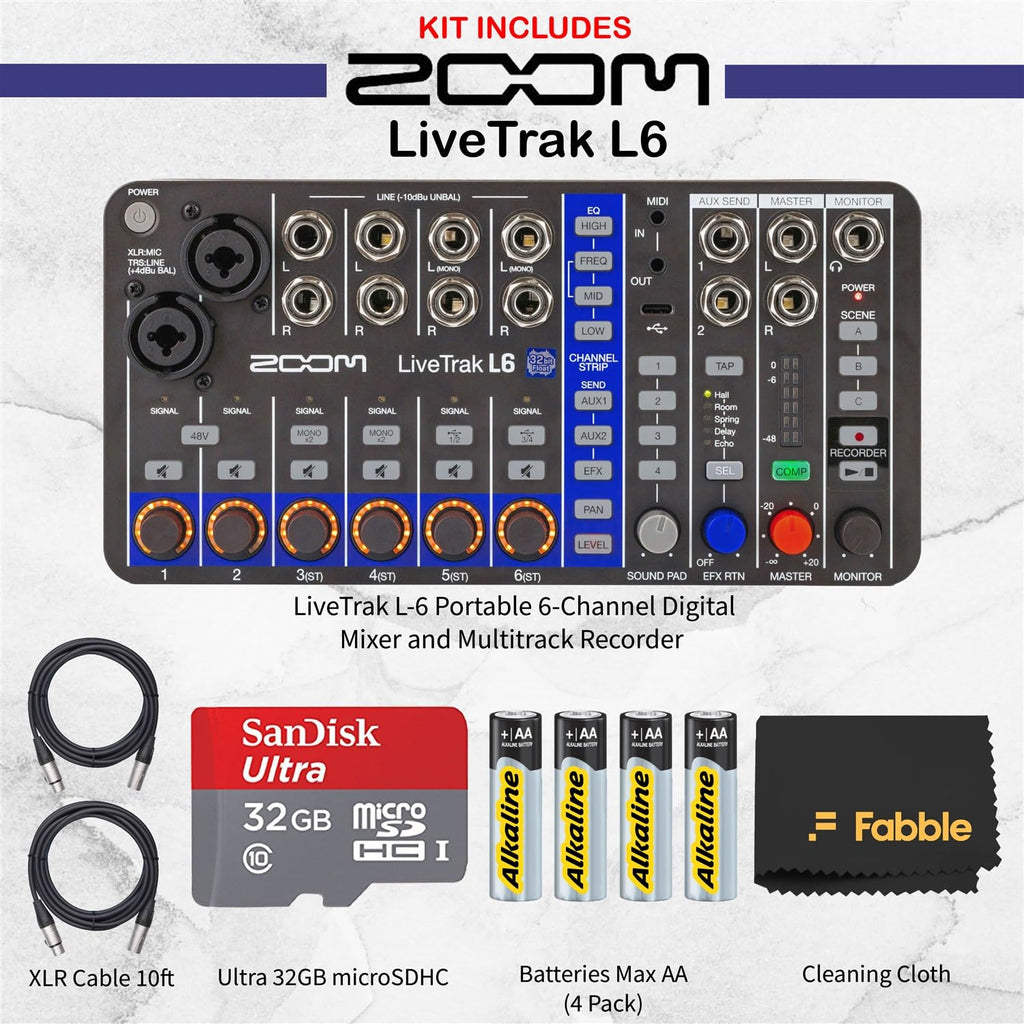 6-Channel Digital Mixer and Multitrack Recorder T44108