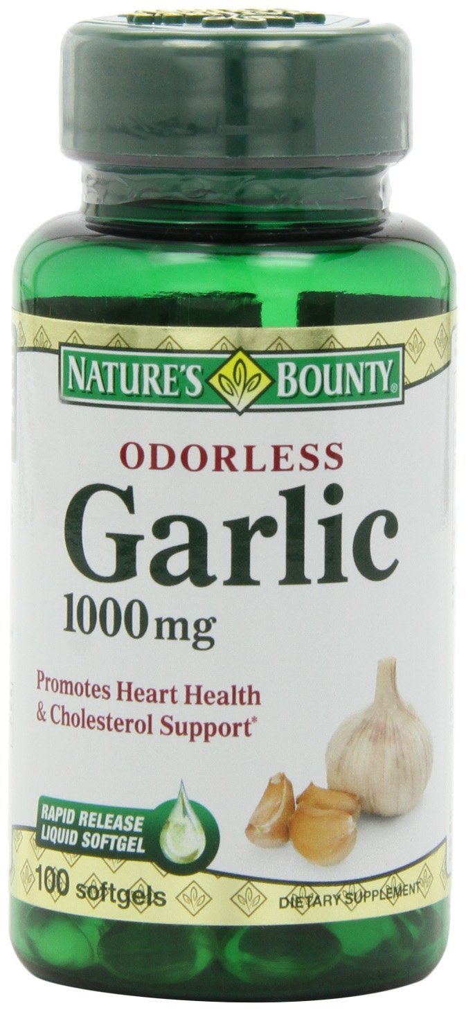 Garlic Extract 1000 mg 100 Softgels Pack of 6 B699