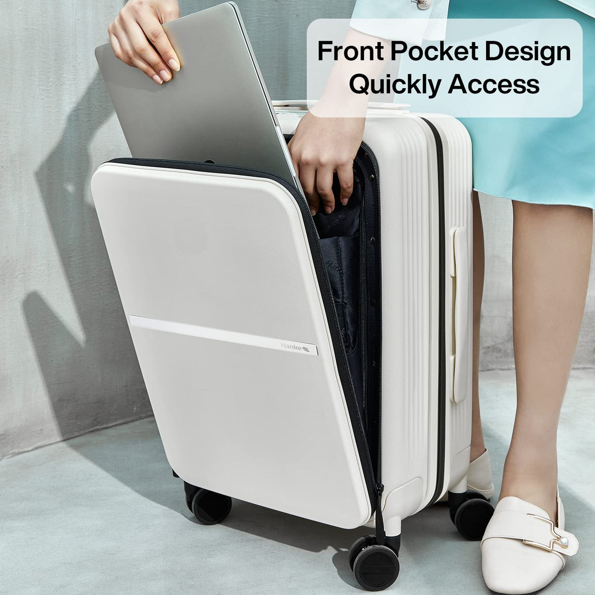 20 Inch Hard Shell Carry On Luggage with Wheels L7037