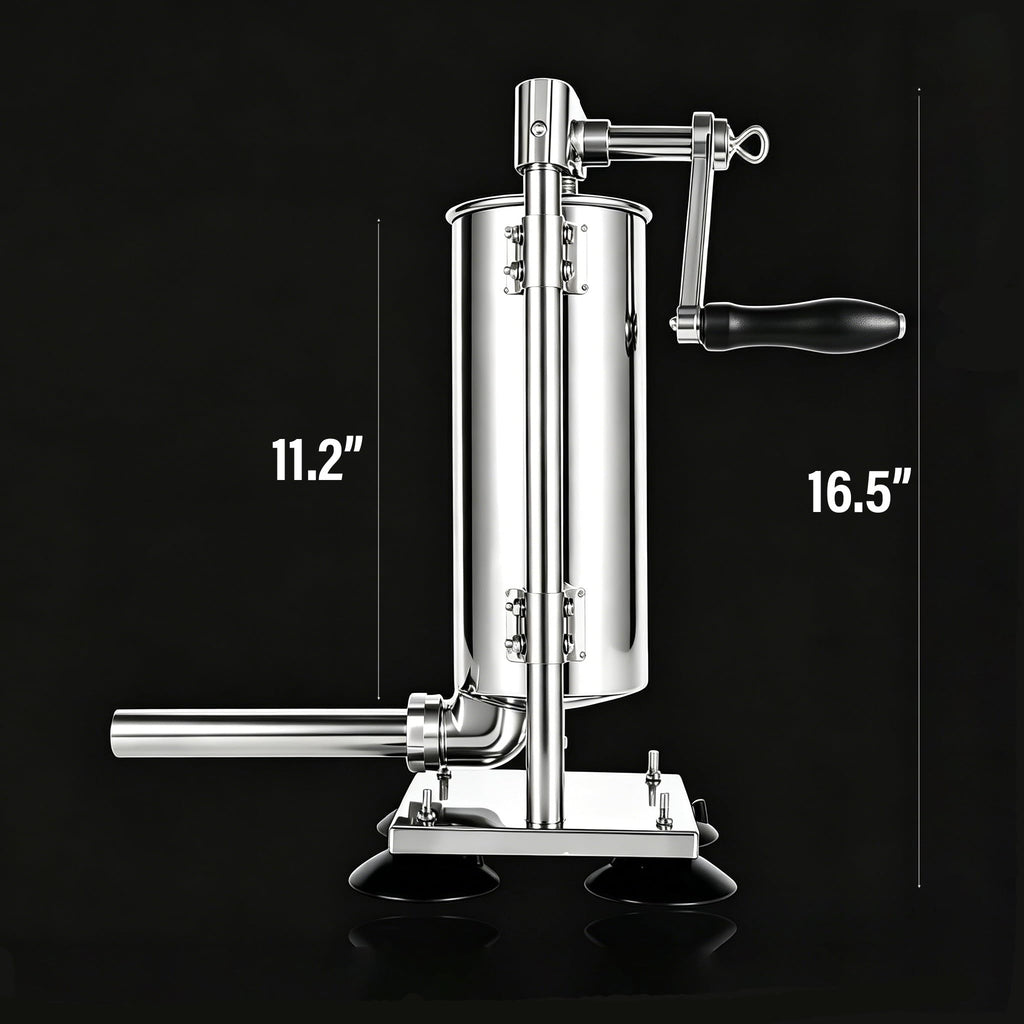3L Manual Sausage Stuffer Machine 304 Stainless Steel H678527