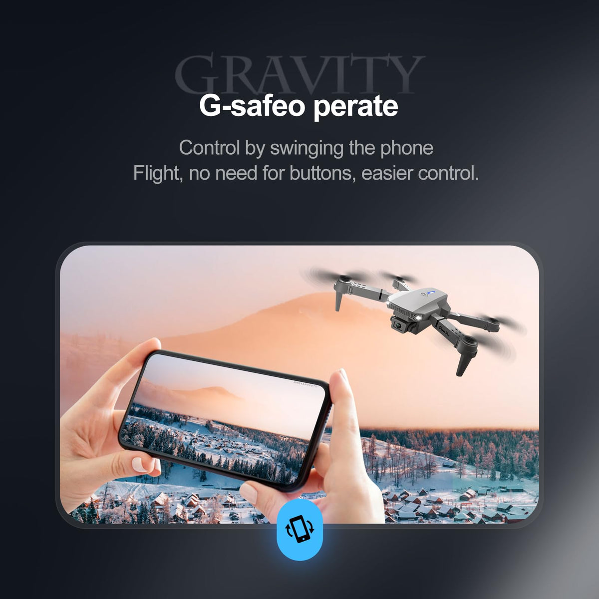 Foldable RC Drone with 720P HD Dual Camera N773139