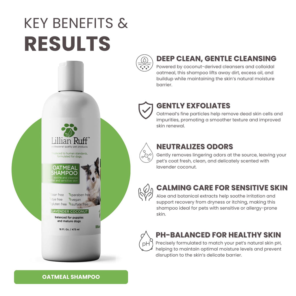 Oatmeal Dog Shampoo 16oz L659080