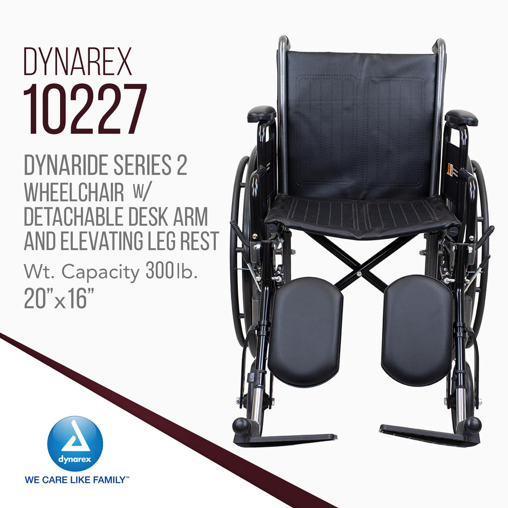 Silver Wheelchair with Detachable Desk Arms & Elevating Leg Rests S390211
