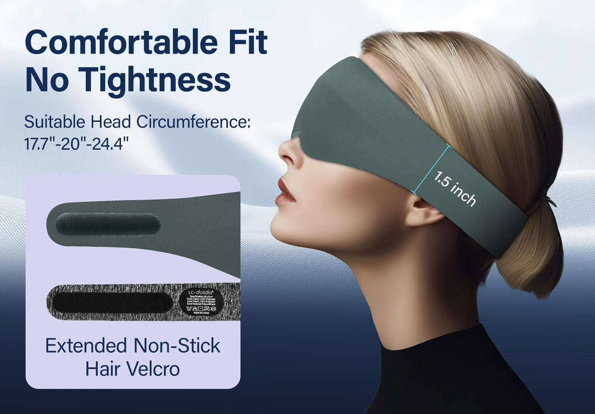 Silk Sleep Mask with Bluetooth Headphones N77617